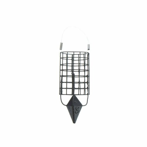 фото Груз-кормушка металлическая me bullet 4k m grid, цвет matt black, 30 г, 35 мл россия