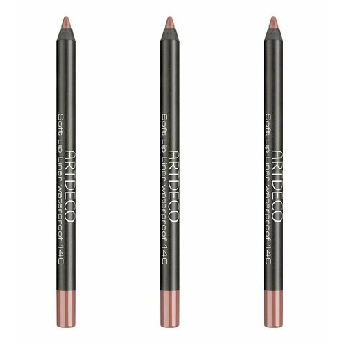ARTDECO Водостойкий карандаш для губ Soft Lip Liner Waterproof тон 140 3 штуки 3219₽