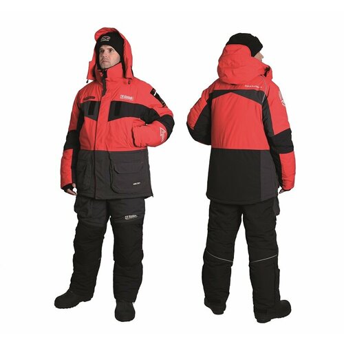 Костюм зимний (куртка+полукомбинезон) Alaskan NewPolar 2.0 красный/серый/черный XS