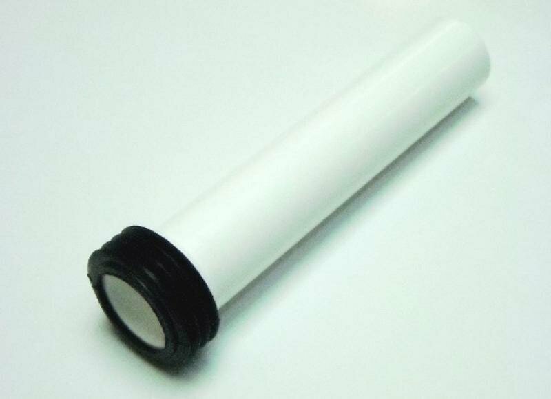 фото Манжета с отводом 225мм для подключения унитаза к инсталляции, напорная магистраль