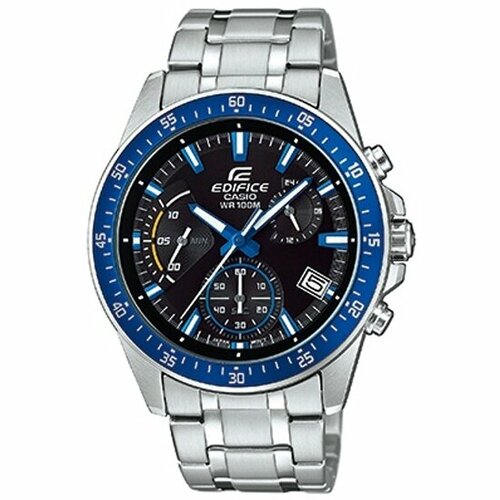 Наручные часы CASIO Edifice EFV-540D-1A2, синий, серебряный