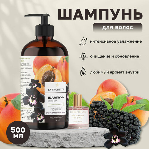 Шампунь для волос увлажняющий La Cachette U013 Pink Molecule 090.09, 500 мл, с дозатором