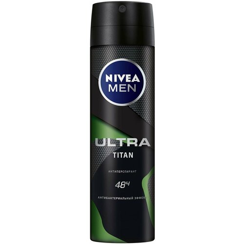 Nivea / Антиперспирант Men Ultra Titan 150мл 2 шт nivea антиперспирант nivea men ultra антибактериальный эффект 150мл 1 шт