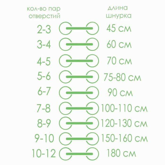 Шнурки для обуви, пара, круглые, d = 3 мм, 120 см, цвет белый