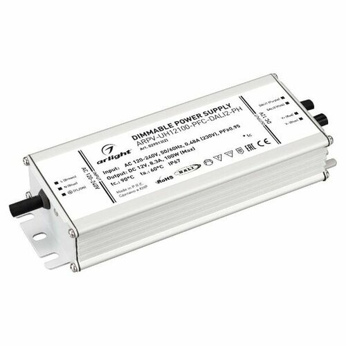 Блок питания для светодиодной ленты Arlight ARPV-UH12100-PFC-DALI2-PH 029513(2)