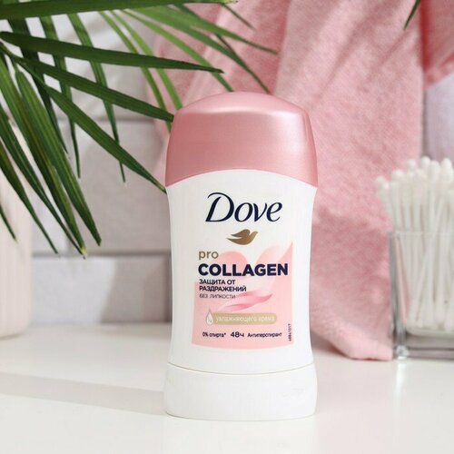 Дезодорант женский Dove Pro-collagen карандаш, 40 мл (комплект из 3 шт) антиперспирант спрей dove pro collagen 150 мл
