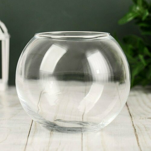 Ваза Флора стеклянная d75 см h1025 см прозрачная комплект из 5 шт 1761₽