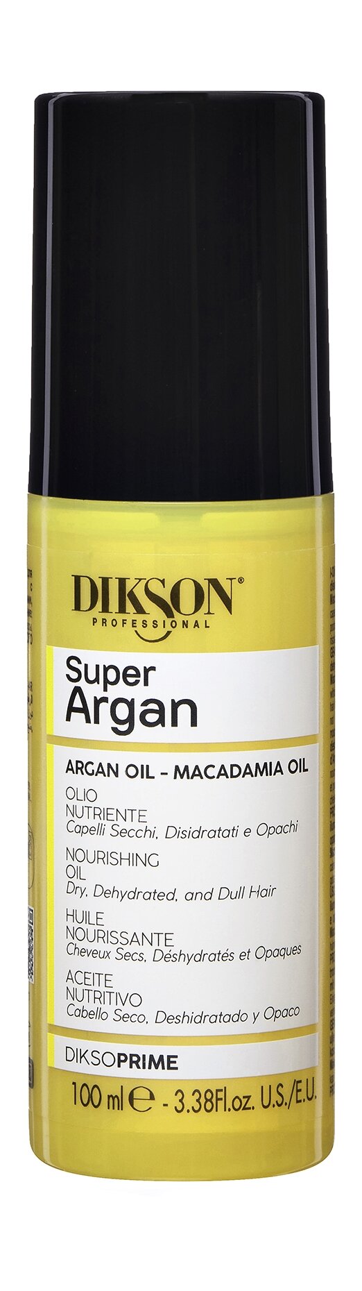 DIKSON Oil Nourishing Oil With Argan Масло с маслом арганы, макадамии питательное, 100 мл