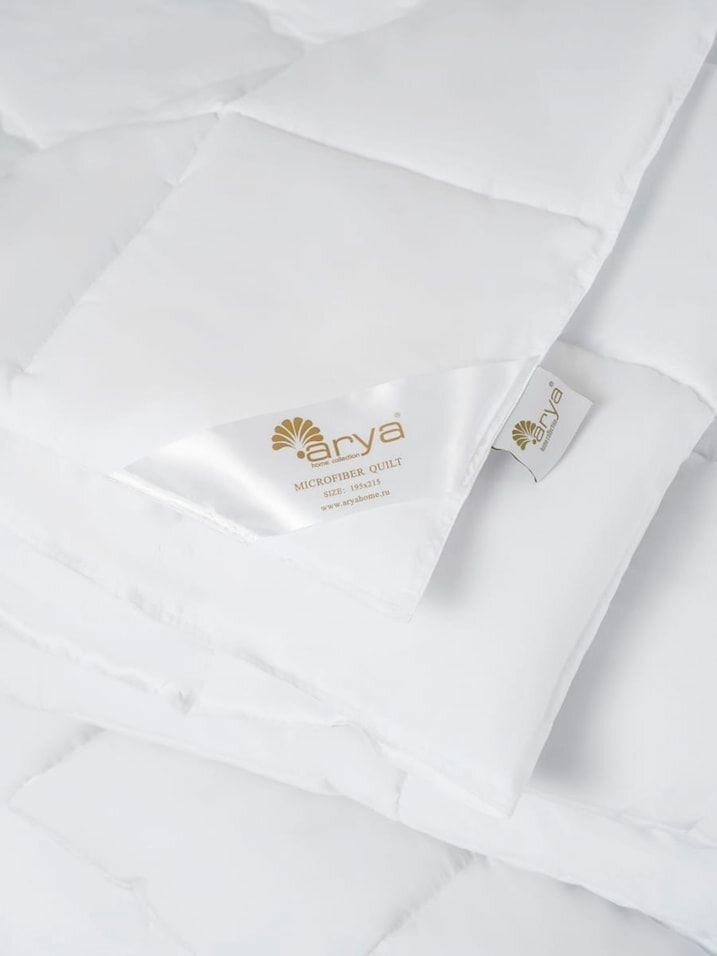Одеяло Arya Q- Bounce белый 195*215см 1шт - фотография № 4