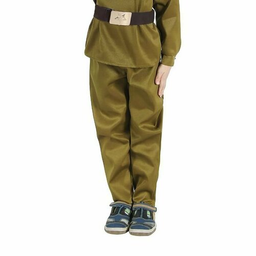 фото Штаны военного «галифе», детские, р. 32, рост 128 см (комплект из 2 шт) страна карнавалия