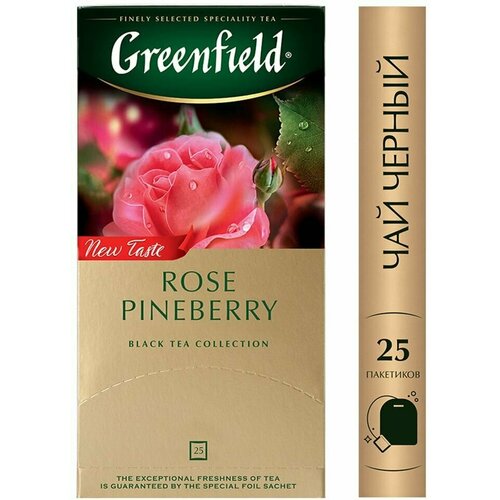 Чай черный Greenfield Rose Pinberry 25*1.5г
