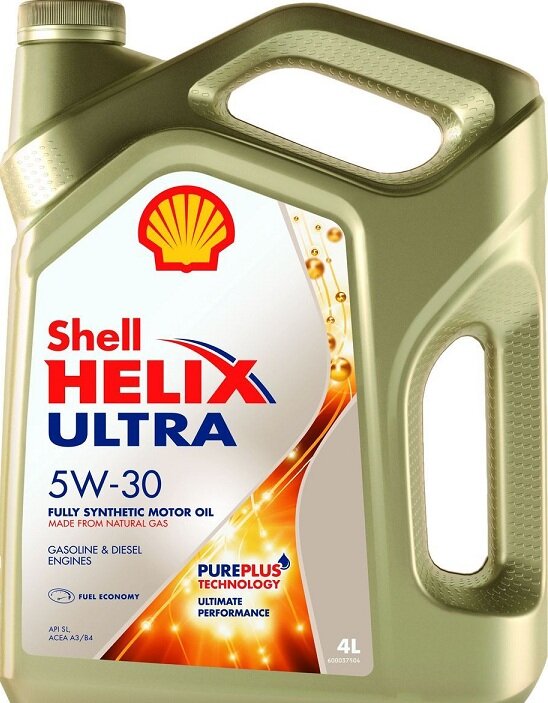 Масло моторное синтетическое Shell Helix Ultra 5W30 4л