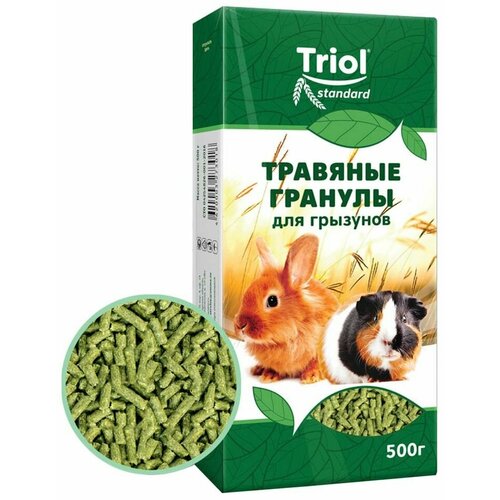 Корм для грызунов Тriol Standard Травяные гранулы 500г 1шт