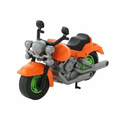 мотоцикл металлический длина 18 см высота 11 см Мотоцикл гоночный «Кросс» цвета микс (комплект из 2 шт)