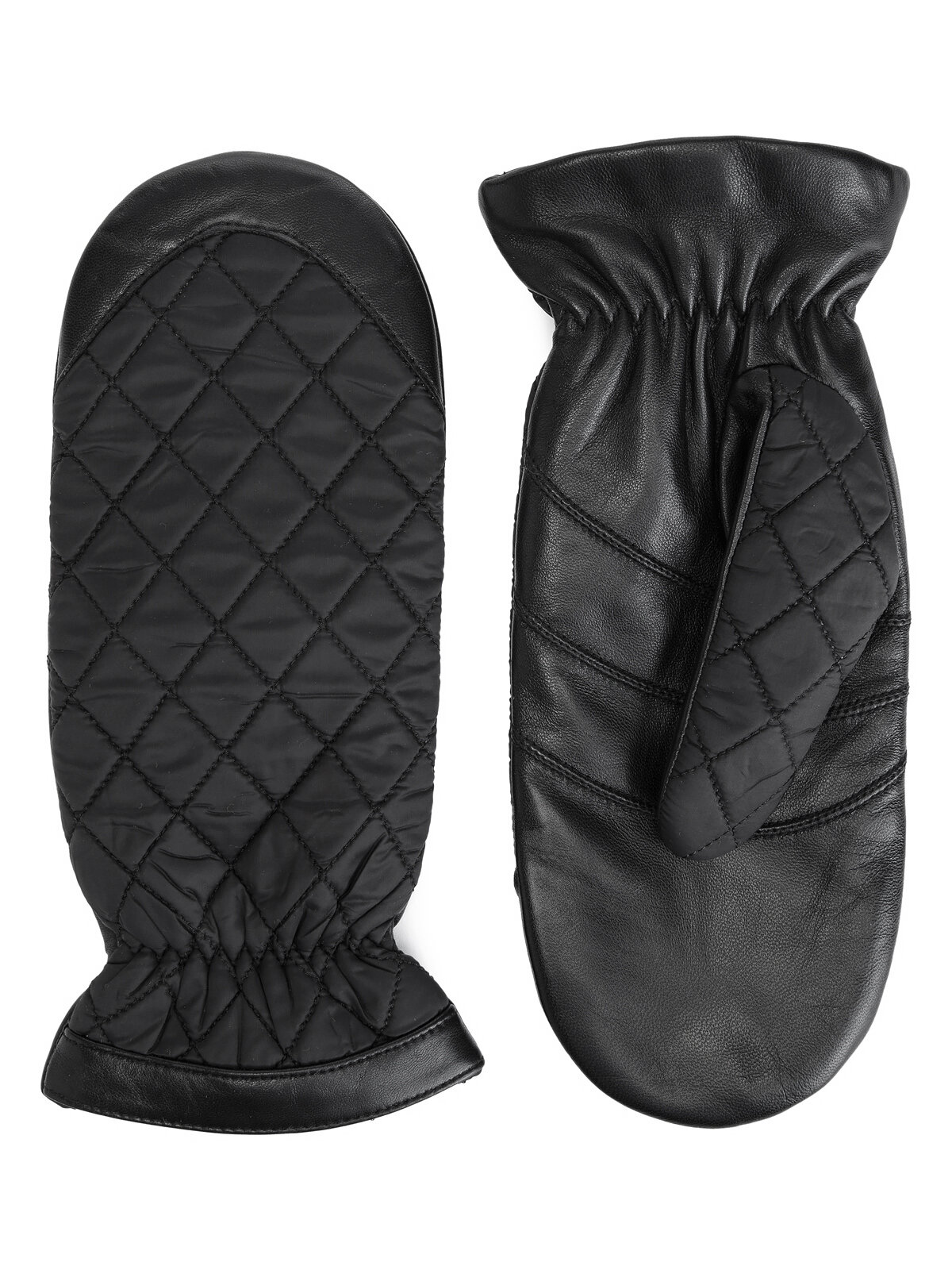 Варежки LABBRA для женщин, размер 7, black — фото 1