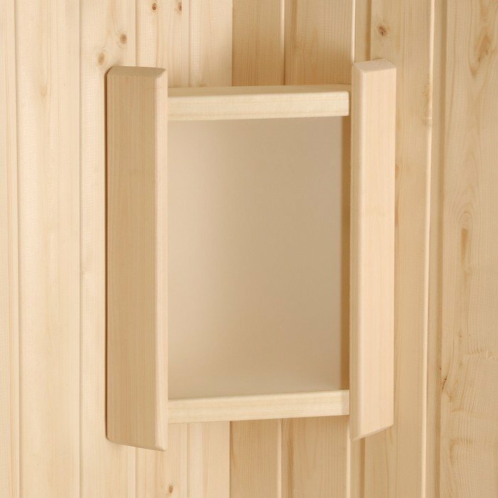 Абажур деревянный угловой белое стекло (комплект из 2 шт)