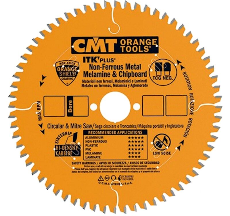 Диск пильный по алюминию (160x1.8/1.2x20 мм; Z48; TCG NEG -6) CMT 276.160.48H