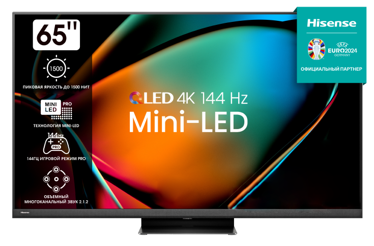 65" Телевизор m-LED HISENSE 65U8KQ