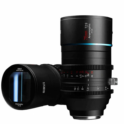 Объектив Sirui Venus 75mm T2.9 1.6x Full-Frame Anamorphic E-mount