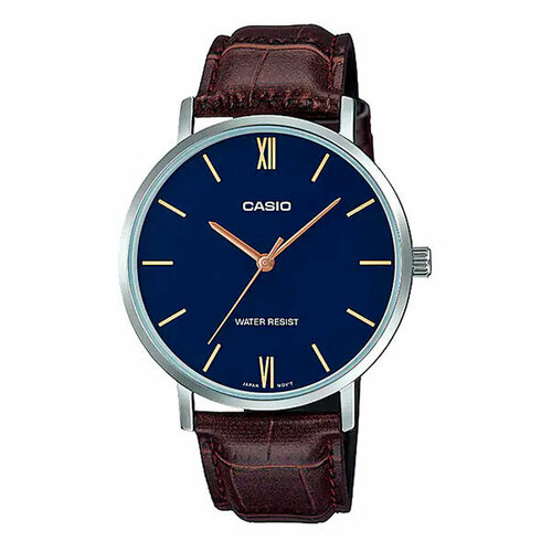 фото Наручные часы casio часы casio mtp-vt01l-2b, синий