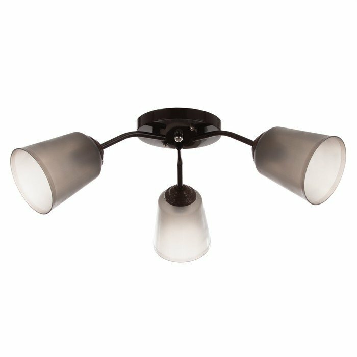 фото Люстра "Онлайн" (цилиндр) 3х15Вт Е27 модель: BR 00215 венге/черный