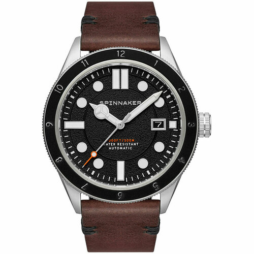 Наручные часы SPINNAKER SP-5096-01, черный, коричневый