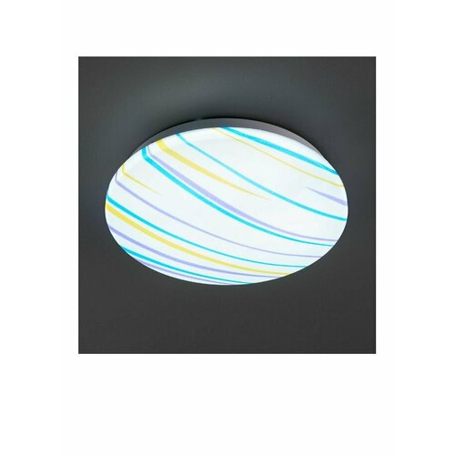 Светильник настенно-потолочный светодиодный, площадь освещения 6 м2, холодный белый свет, цвет белый