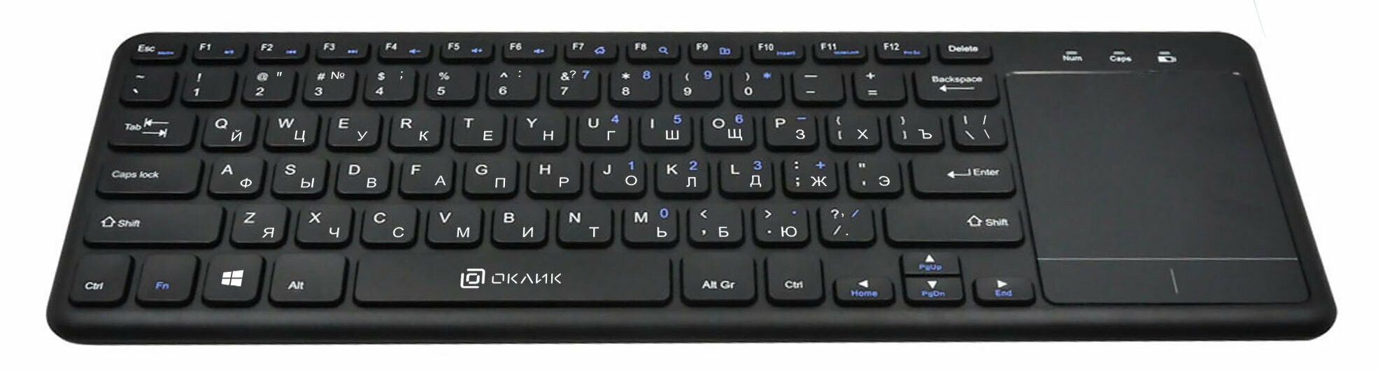 Клавиатура OKLICK 830ST Black USB