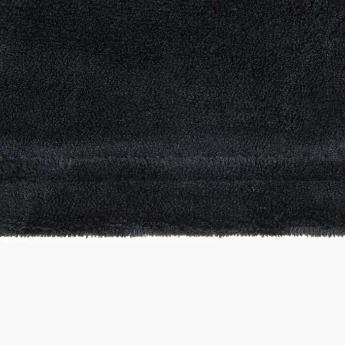 Плед Этель цв. черный 150*200 см,100% п/э, корал-флис 220 гр/м2 - фотография № 4