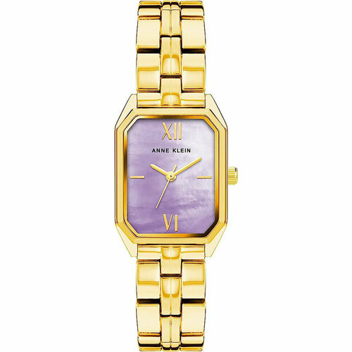 Наручные часы ANNE KLEIN Metals, фиолетовый, золотой часы anne klein 3868gpbk