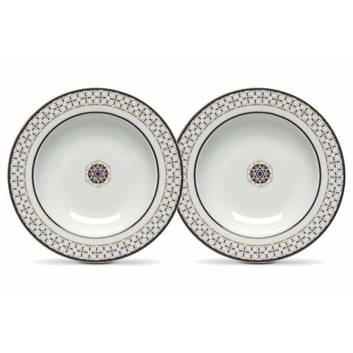 Набор 2 тарелки суповые Charles, 21,5 см (Pozzi Milano 1876)