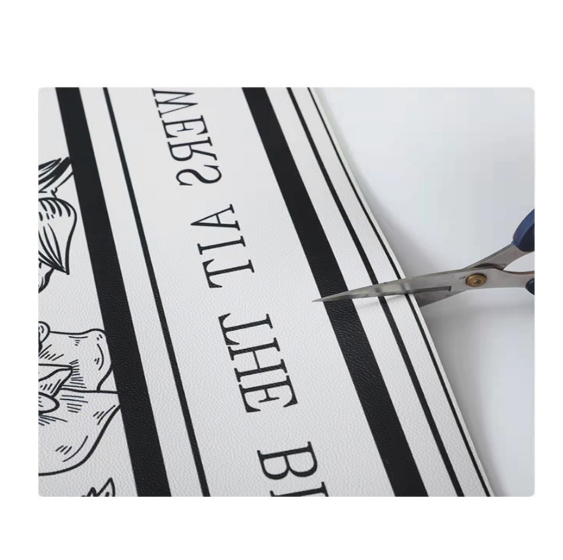 Коврик-накладка MyPads на поверхность стиральной машинки, 36х46см, противоскользящий, тематика цветы, бежевый