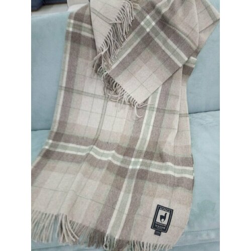 Плед TARTAN GREEN (голубой)