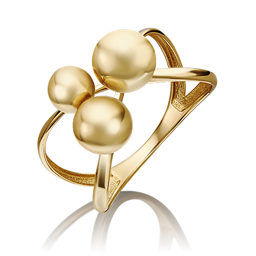 фото Кольцо diamant online, золото, 585 проба, размер 18.5