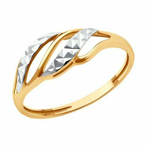 фото Кольцо diamant online, золото, 585 проба, размер 17