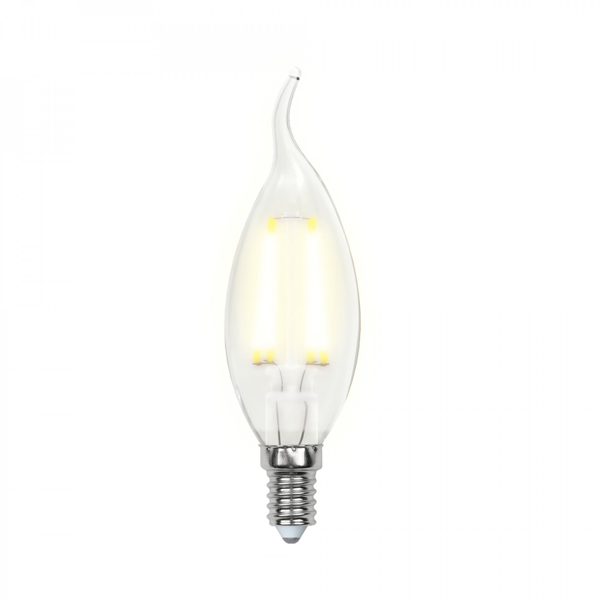 Лампа светодиодная LED 5вт 200-250В свеча на ветру диммируемая 450Лм Е14 3000К Air филамент , UNIEL UL-00002863 (1 шт.)