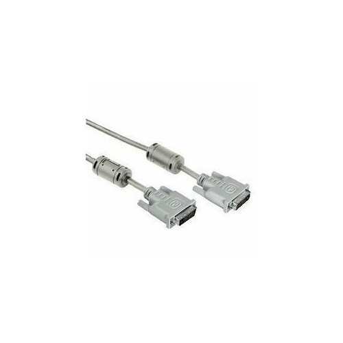 Кабель Hama 00045077 DVI-D Dual Link (m) DVI-D Dual Link (m) 1.8м ферритовые кольца кабель dvi d m dvi d m 1 8 м ферритовые кольца черный