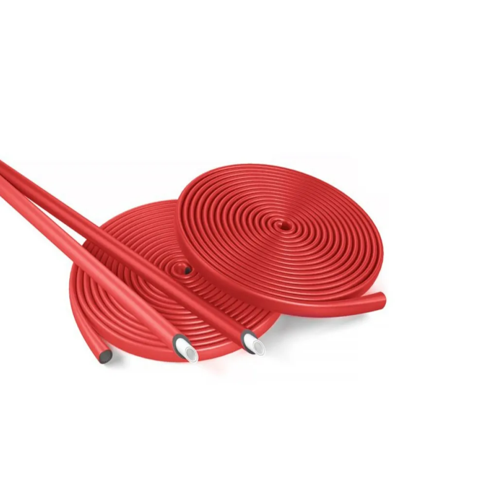 Энергофлекс теплоизоляция супер протект Ø-22х4 мм (11 м, набор 1 трубка), красный - фотография № 2