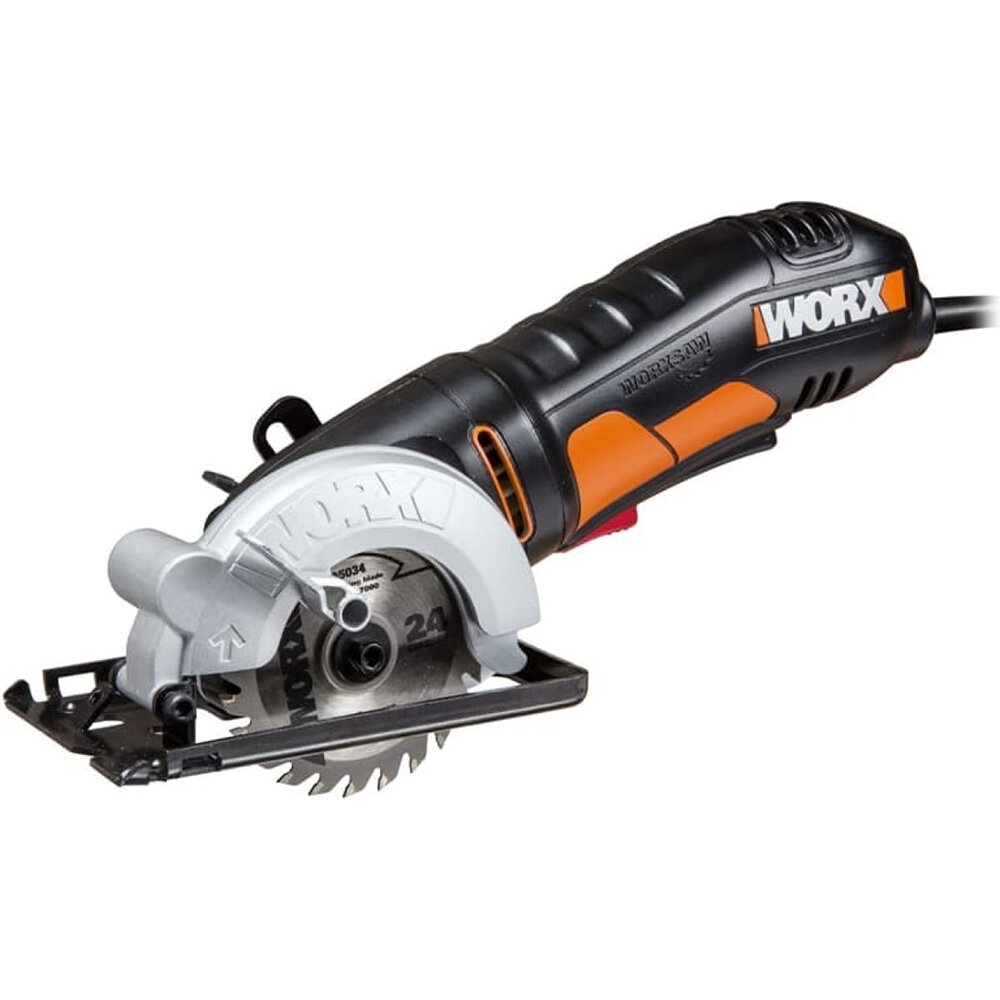 Мини-пила циркулярная сетевая Worx WX423.1, 400 Вт, 85 мм - фото №16