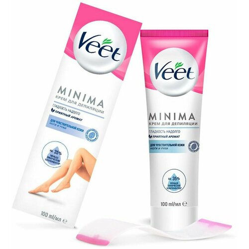 Крем для депиляции Veet Minima для чувствительной кожи 100мл х3шт