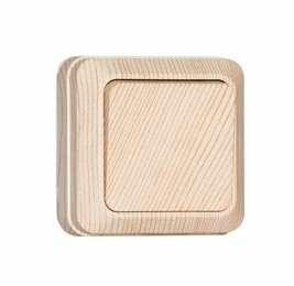 фото Переключатель проходной 1-кл. ОП Олимп 10А IP20 сосна UNIVersal 5560803