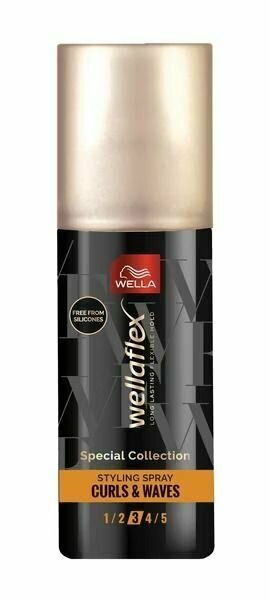 Спрей для укладки Wellaflex Curls & Waves 150 мл ( Из Финляндии)