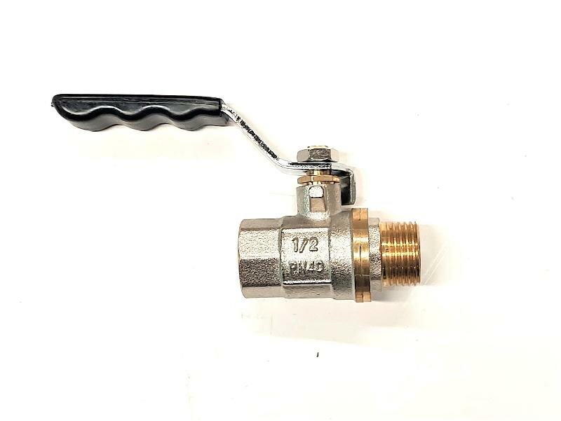 фото Кран шаровый в-н длинная рукоядка 1/2" GH (175 g)