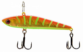 Воблер рыболовный Виб ECOPRO Sharkey 75мм 15г, 052-Hot Pepper