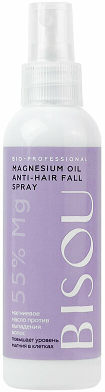 Bisou, Магниевое масло MAGNESIUM OIL ANTI-HAIR FALL, 150 мл