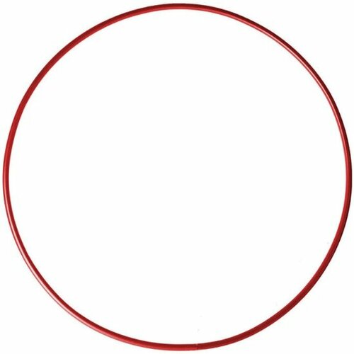 Обруч стальной гимнастический Made IN Russia d 900мм, арт. MR-OSt900Rd, стандартный, вес 900 г, красный