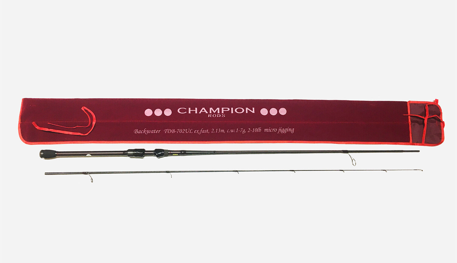 Спиннинг CHAMPION RODS Team Dubna Backwater TDB-702L Stream 213 см 1.5-8 гр Fast