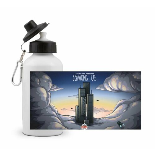 фото Спортивная бутылка among us, амонг ас №20 mewni-shop