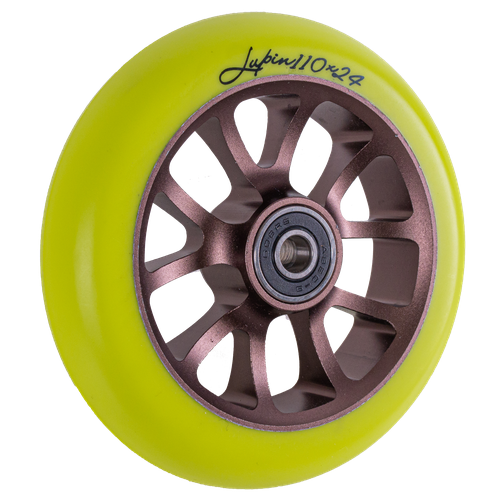 фото Колесо для трюкового самоката techteam x-treme 110*24мм, lupin, yellow