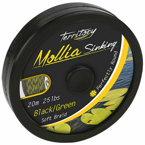 поводковый материал mikado mollia hooklink black brown 45 lb 20 м Поводковый материал Mikado MOLLIA HOOKLINK black/green 55 lb (20 м)